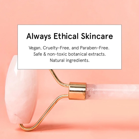 Rose Quartz Facial Roller by Grace & Stella in Pink and Rose Gold - Picture 8 of 13